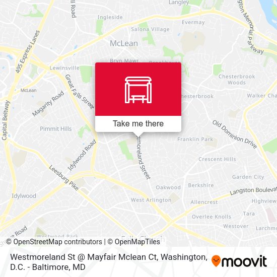 Westmoreland St @ Mayfair Mclean Ct map