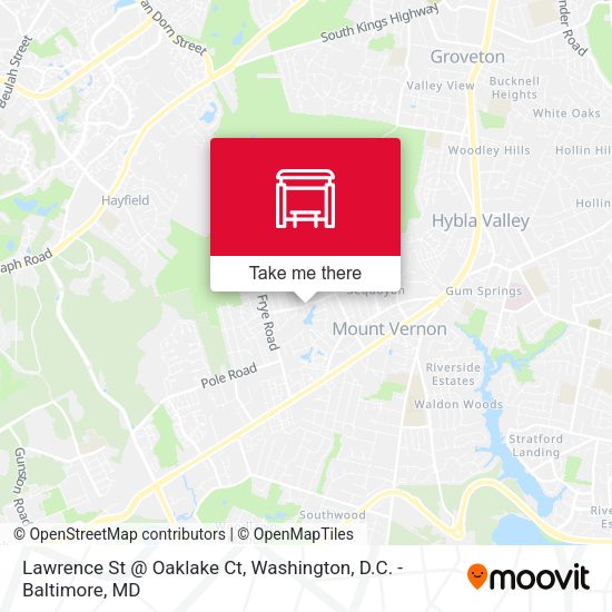 Lawrence St @ Oaklake Ct map