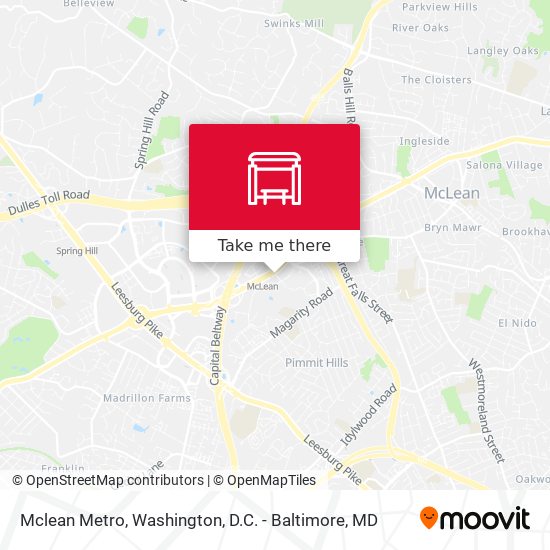 Mclean Metro map