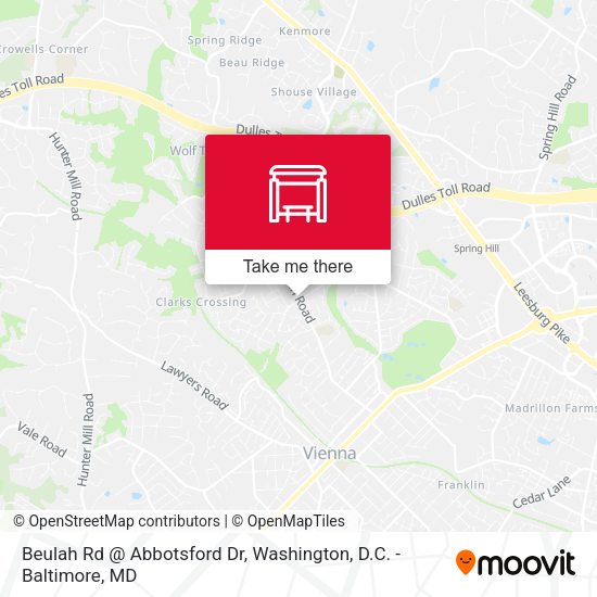Mapa de Beulah Rd @ Abbotsford Dr