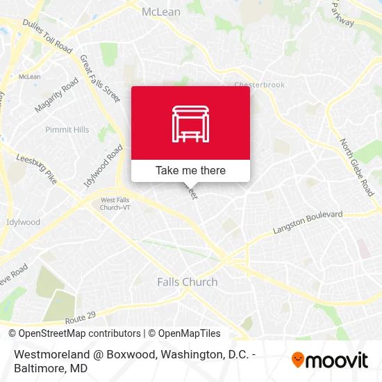 Westmoreland @ Boxwood map