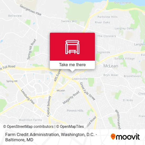 Farm Credit Administration map