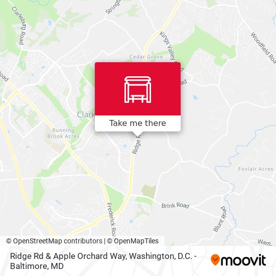 Mapa de Ridge Rd & Apple Orchard Way