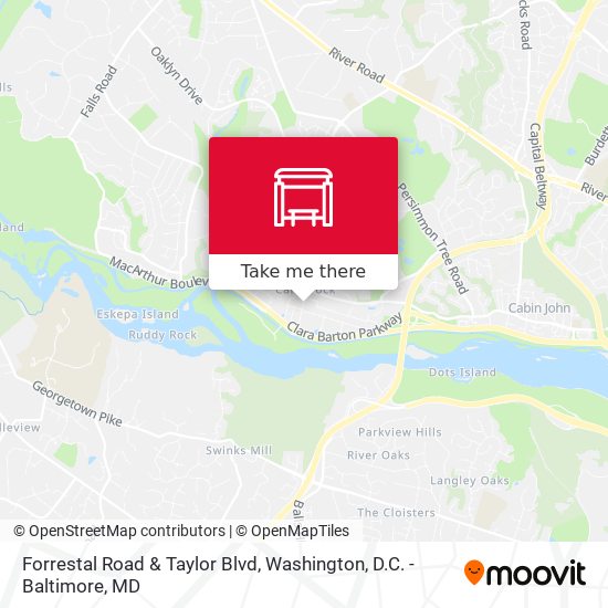 Forrestal Road & Taylor Blvd map