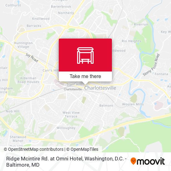 Ridge Mcintire Rd. at Omni Hotel map