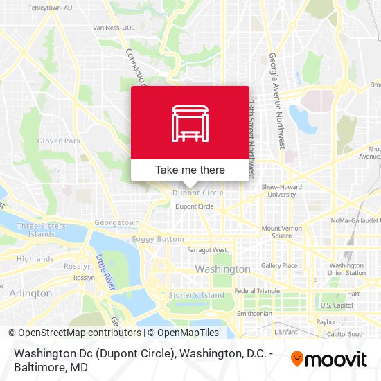 Washington Dc (Dupont Circle) map