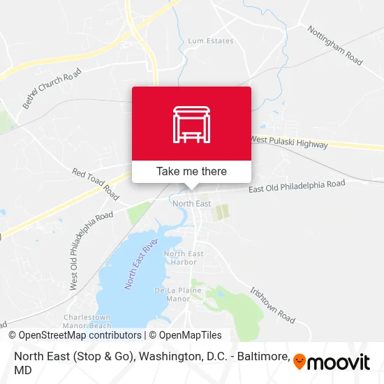 North East (Stop & Go) map