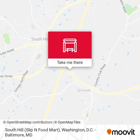 Mapa de South Hill (Slip N Food Mart)