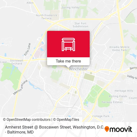 Amherst Street @ Boscawen Street map
