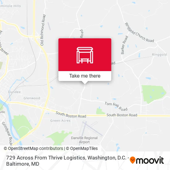 729 Across From Thrive Logistics map