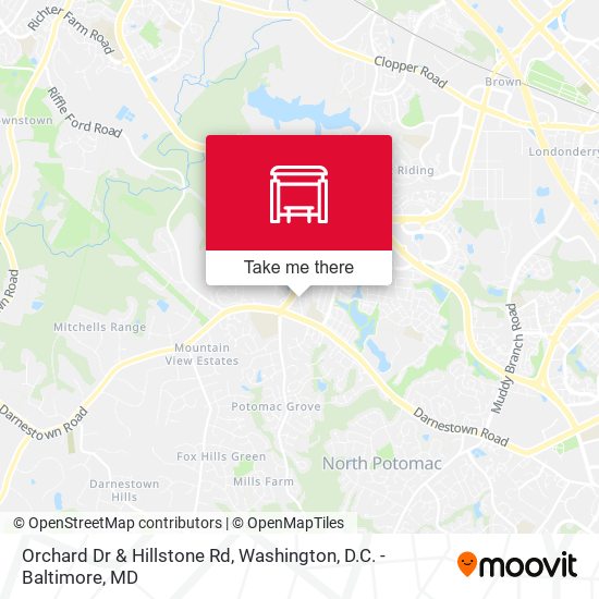Mapa de Orchard Dr & Hillstone Rd