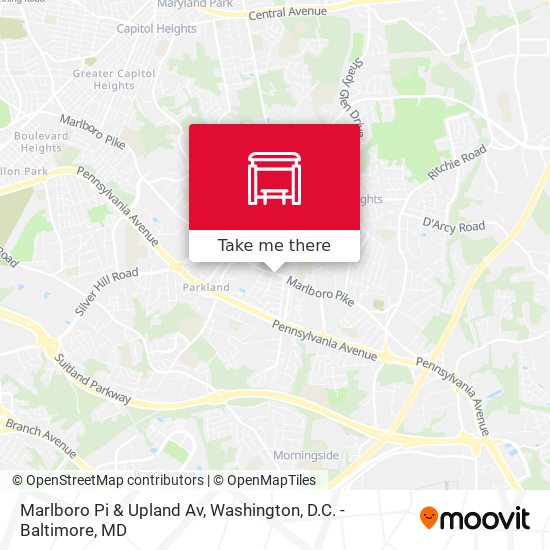Marlboro Pi & Upland Av map