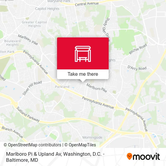 Marlboro Pi & Upland Av map
