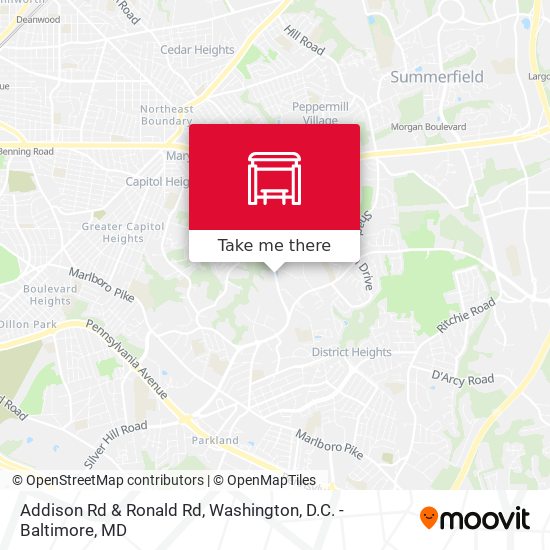 Mapa de Addison Rd & Ronald Rd