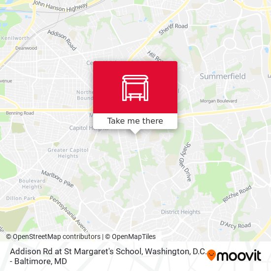 Addison Rd at St Margaret's School map
