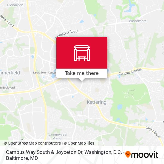 Mapa de Campus Way South & Joyceton Dr
