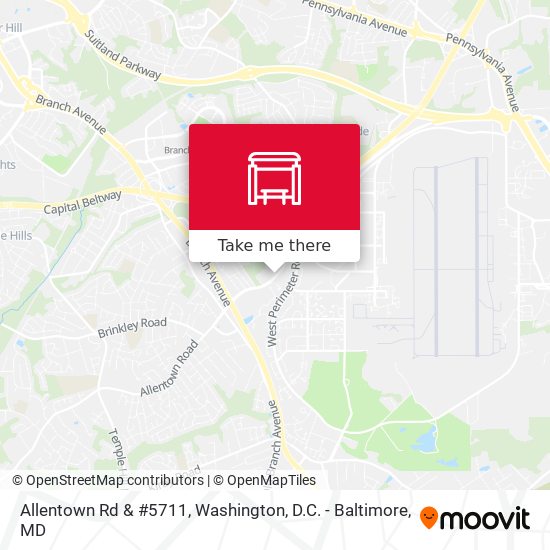 Mapa de Allentown Rd & #5711