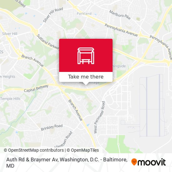 Mapa de Auth Rd & Braymer Av
