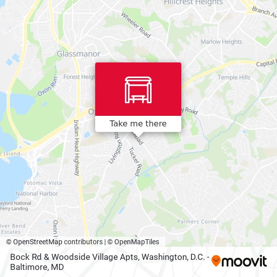 Mapa de Bock Rd & Woodside Village Apts