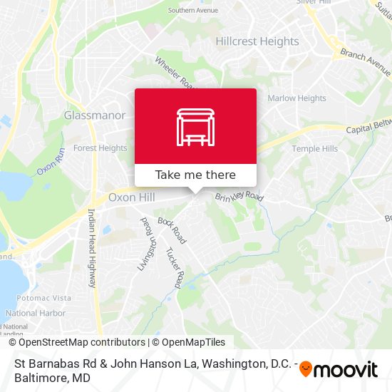 St Barnabas Rd & John Hanson La map