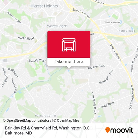 Brinkley Rd & Cherryfield Rd map