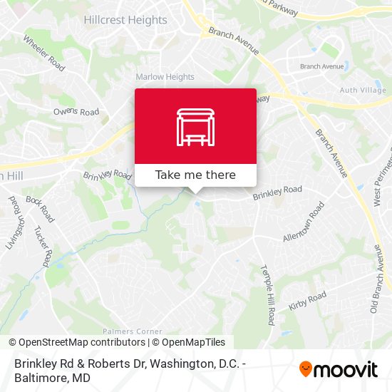 Mapa de Brinkley Rd & Roberts Dr