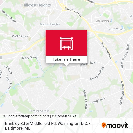 Mapa de Brinkley Rd & Middlefield Rd