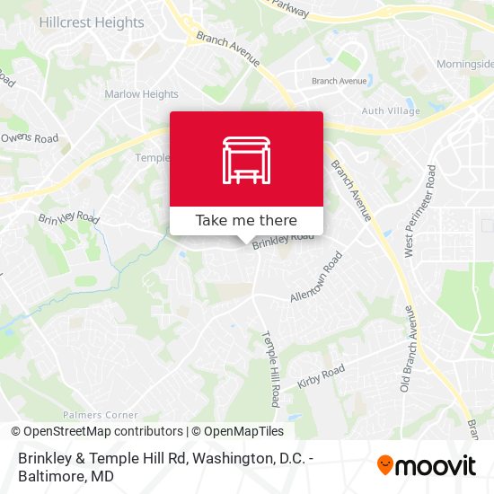 Mapa de Brinkley & Temple Hill Rd