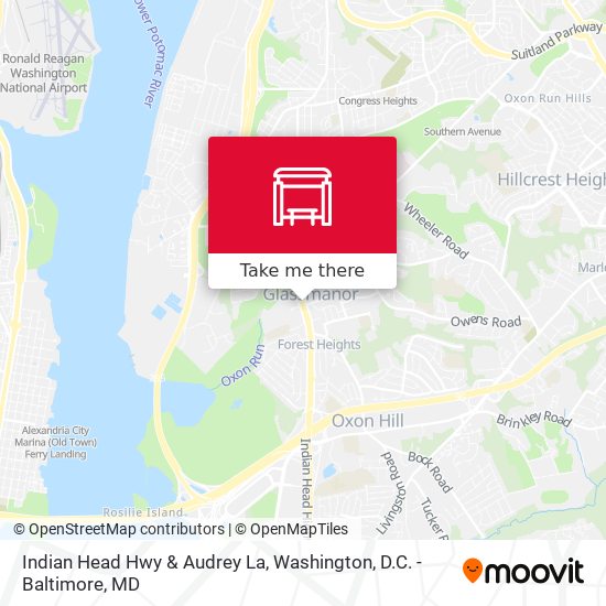 Mapa de Indian Head Hwy & Audrey La