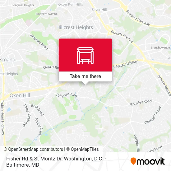 Fisher Rd & St Moritz Dr map