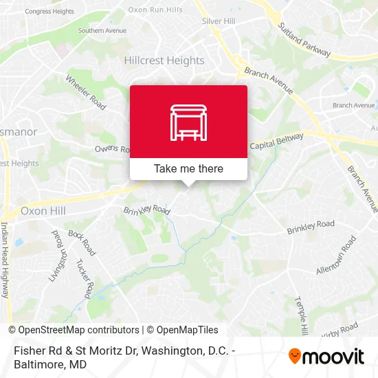 Fisher Rd & St Moritz Dr map