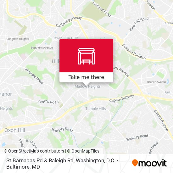 St Barnabas Rd & Raleigh Rd map