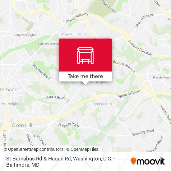 St Barnabas Rd & Hagan Rd map