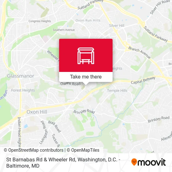 St Barnabas Rd & Wheeler Rd map