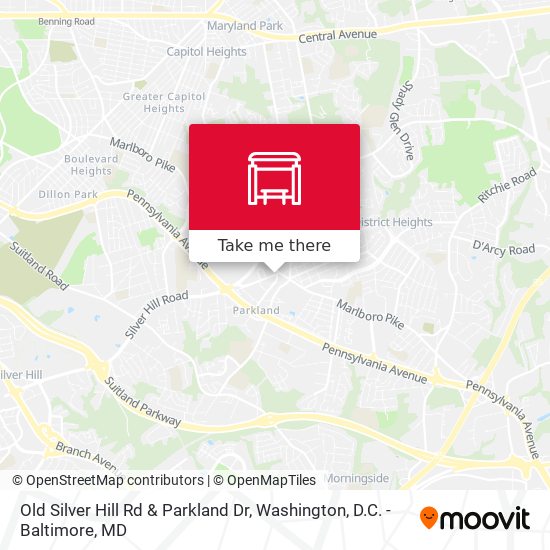 Old Silver Hill Rd & Parkland Dr map