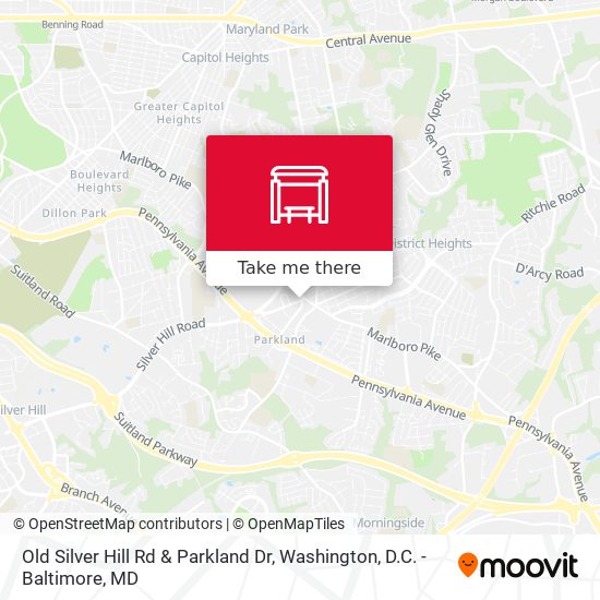 Mapa de Old Silver Hill Rd & Parkland Dr