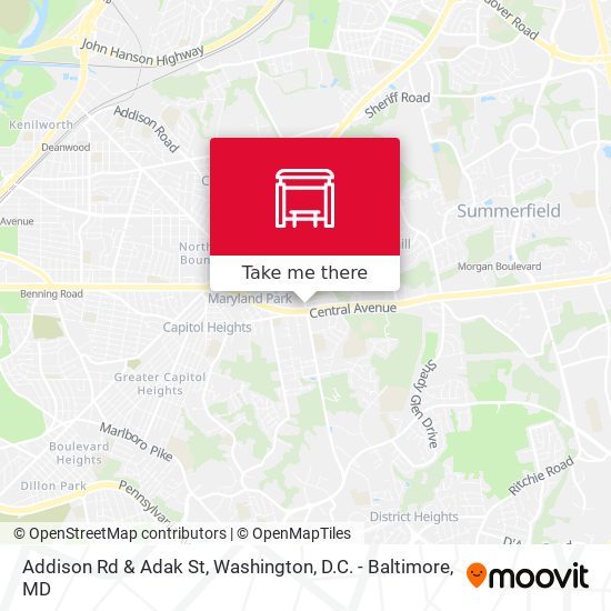 Mapa de Addison Rd & Adak St