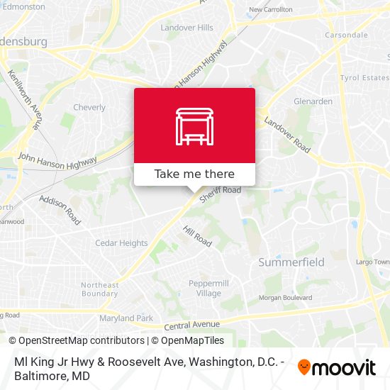Mapa de Ml King Jr Hwy & Roosevelt Ave