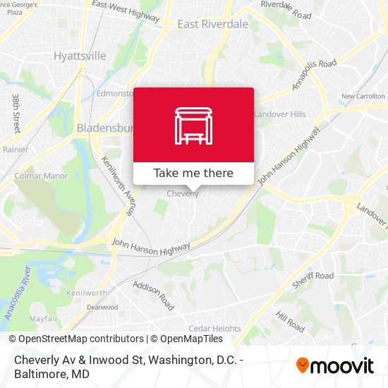 Cheverly Av & Inwood St map