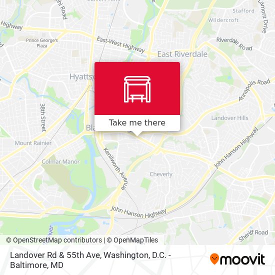 Landover Rd & 55th Ave map