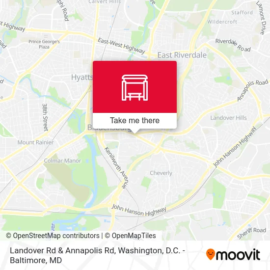 Landover Rd & Annapolis Rd map