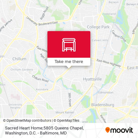 Sacred Heart Home;5805 Queens Chapel map