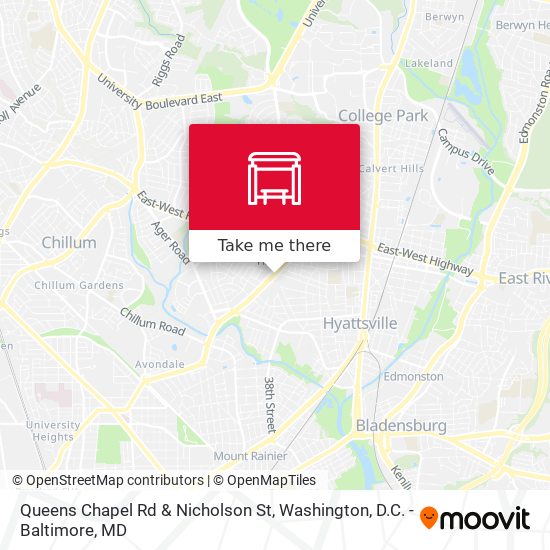 Queens Chapel Rd & Nicholson St map