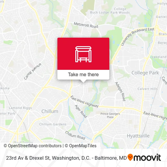 23rd Av & Drexel St map