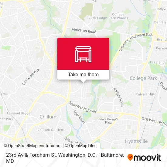 23rd Av & Fordham St map