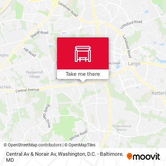 Central Av & Norair Av map