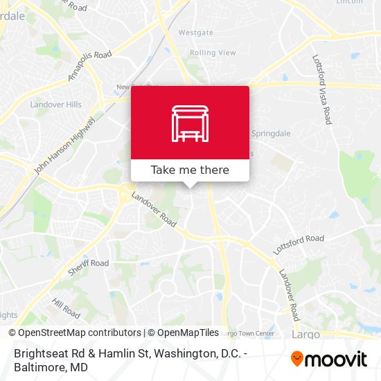 Brightseat Rd & Hamlin St map