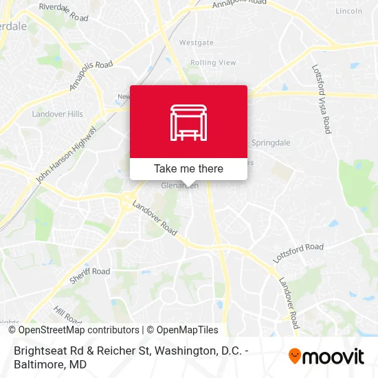 Brightseat Rd & Reicher St map