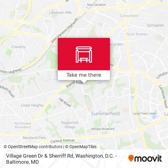 Village Green Dr & Sherriff Rd map