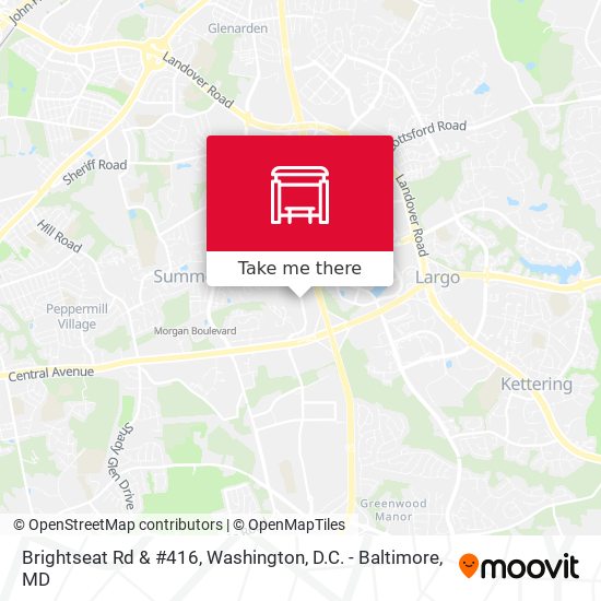 Brightseat Rd & #416 map